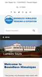 Mobile Screenshot of boundlesshimalayas.com